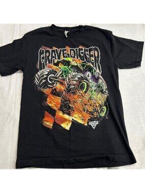 Vintage Retro Grave Digger Monster Jam Monster Truck T Shirt